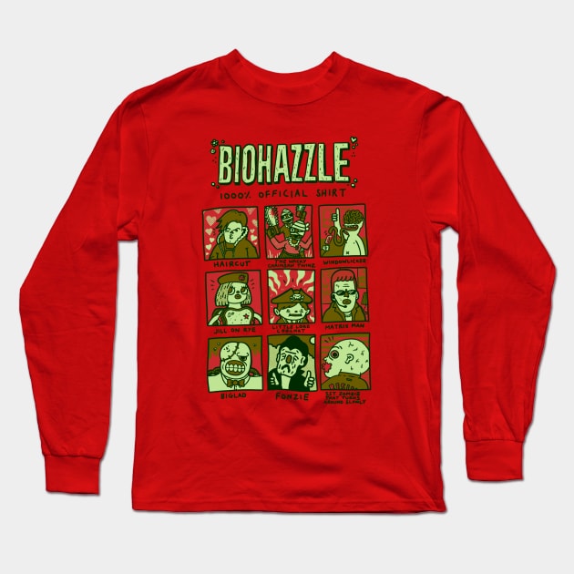 Biohazzle: 1000% Official T Shirt Long Sleeve T-Shirt by Couk